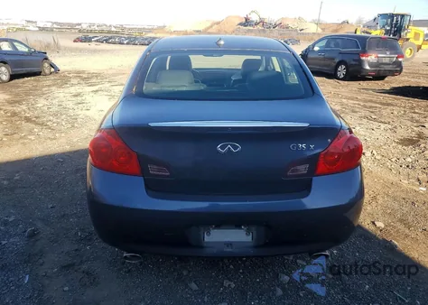 2007 Infiniti G35 из США, поврежденный, VIN JNKBV61F47M816730